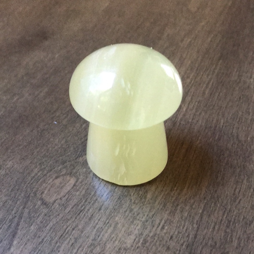 Green Aventurine Crystal Mushroom Stone - Picture 3 of 4